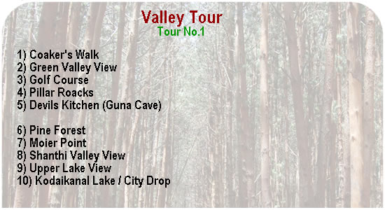 valley tour kodaikanal